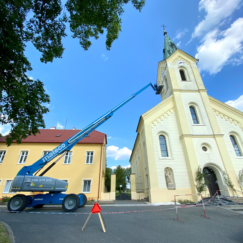 Fotografie z webu – Výškové práce Kamil Čech