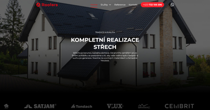 Fotografie z webu – Střechy-stavby Dominik Bartošek